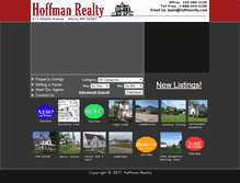 Tablet Screenshot of hoffmanrlty.com